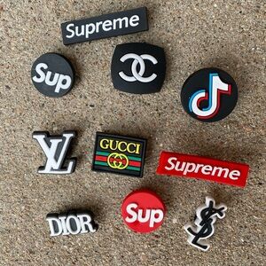 NEW Set of 10 Shoe or Bracelet Charms. NEW in package